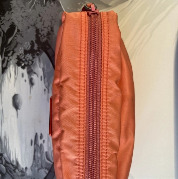 Authentic Prada Orange Nylon Makeup Bag - Picture 2 of 5